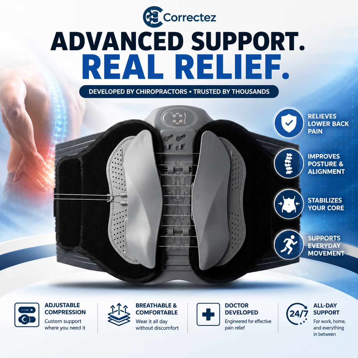 Pro Lumbar Support Belt